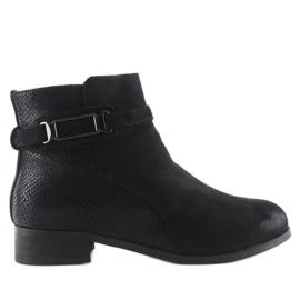 Boots Jodhpur daim W148 noir le noir 5