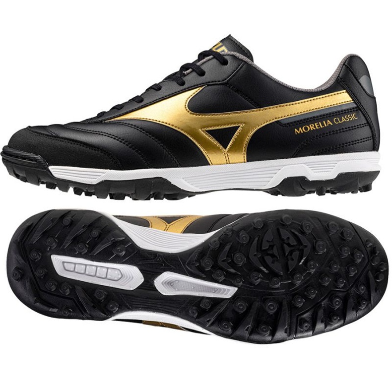 Chaussures de football Mizuno Morelia Sala Classic Tf M Q1GB230250 noir 1