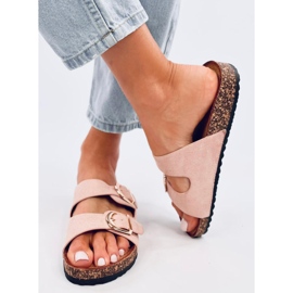 Scholki Byrd Chaussons en liège rose 2 Scholki Byrd Chaussons en liège rose 2