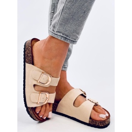 Scholki Byrd Chaussons en liège beige 2