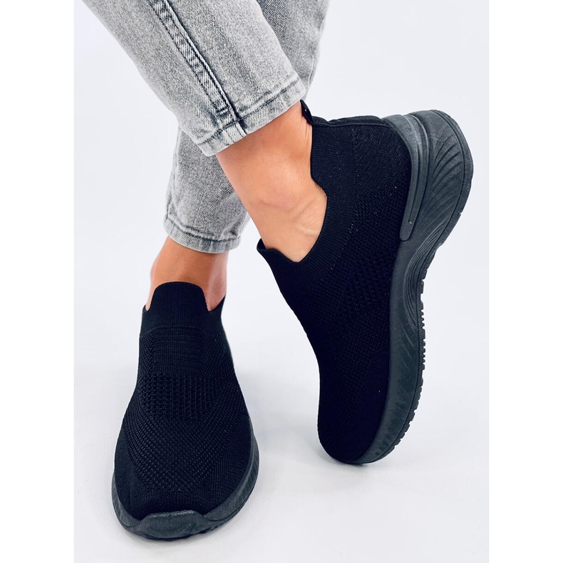 Suare Allblack chaussures de sport chaussettes noir 1