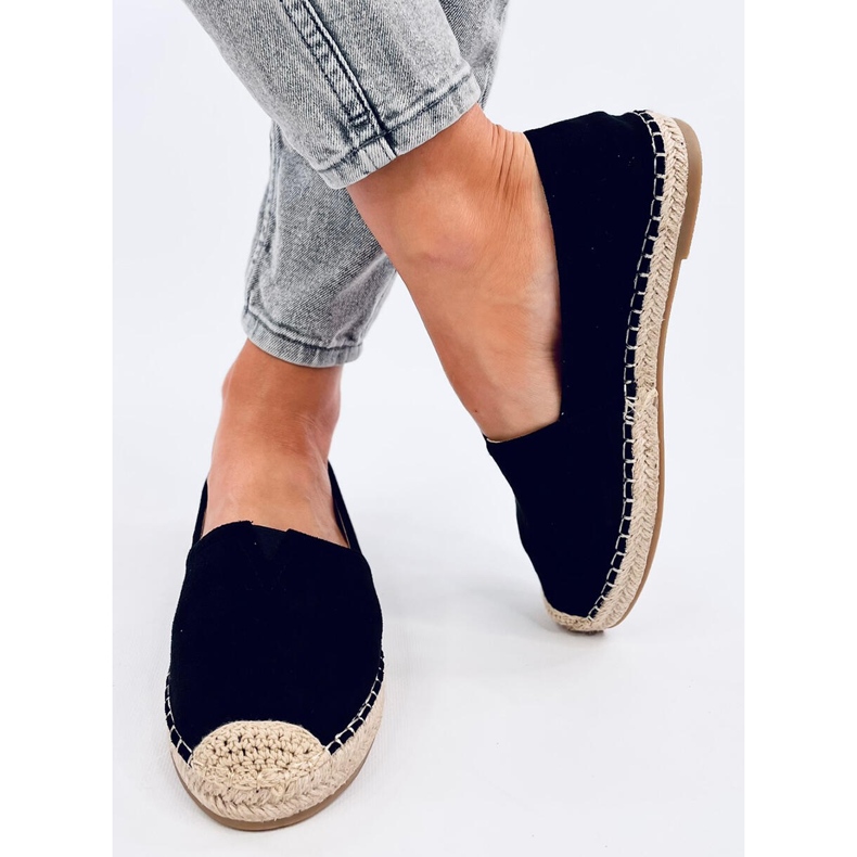 Espadrilles femme Annick noires 2