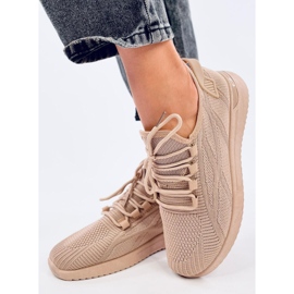 Guelfi Chaussures de sport chaussettes kaki beige 2 Guelfi Chaussures de sport chaussettes kaki beige 2