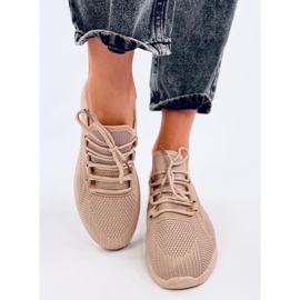 Guelfi Chaussures de sport chaussettes kaki beige 1 Guelfi Chaussures de sport chaussettes kaki beige 1