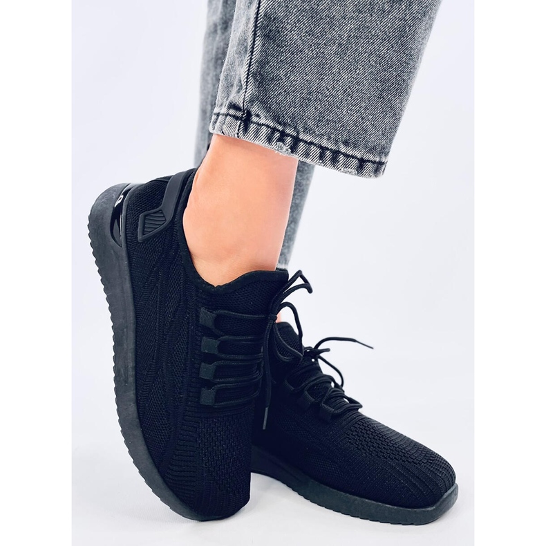 Guelfi Chaussures de sport chaussettes noires le noir 2 Guelfi Chaussures de sport chaussettes noires le noir 2