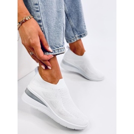 Bayol Baskets compensées chaussettes blanches 4