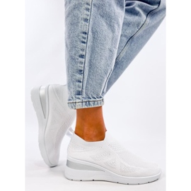 Bayol Baskets compensées chaussettes blanches 3