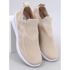 Bayol Baskets compensées chaussettes beiges 5