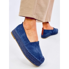 Poulain Espadrilles bleues à semelle épaisse 3