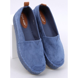 Poulain Espadrilles bleues à semelle épaisse 5
