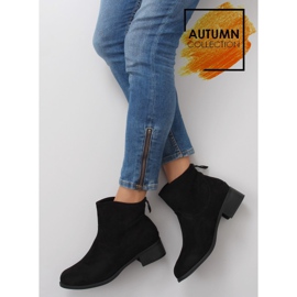 Bottines Jodhpur noires daim noir w117 noir 1