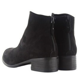 Bottines Jodhpur noires daim noir w117 noir le noir 4