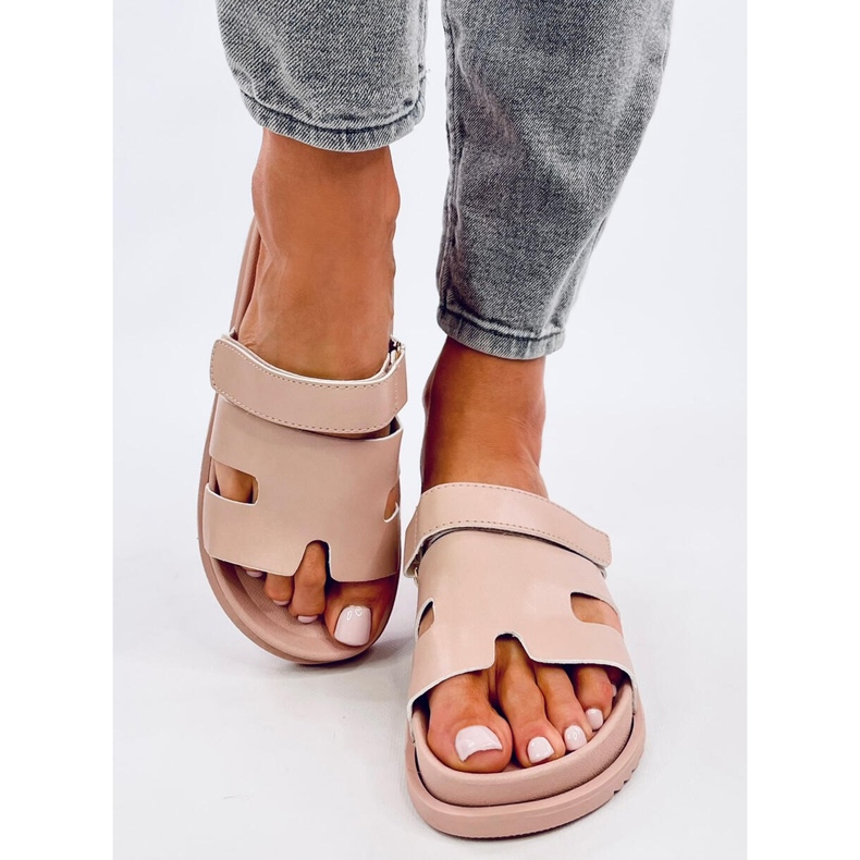 Chaussons femme Beige Fauve 1