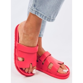 Chaussons femme Orange Fauve 2 Chaussons femme Orange Fauve 2