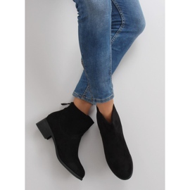 Bottines Jodhpur noires daim noir w117 noir le noir 5