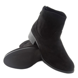 Bottines Jodhpur noires daim noir w117 noir le noir 6