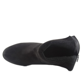 Bottines Jodhpur noires daim noir w117 noir le noir 8