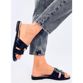 Tongs femme Daudi Noir le noir 2