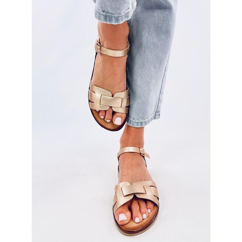 Sandales femme Capilla Gold doré 1