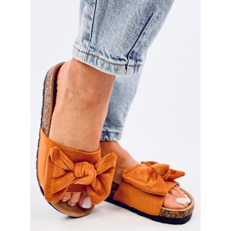 Chaussons en liège Kiara Camel brun 2