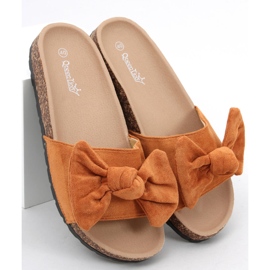 Chaussons en liège Kiara Camel brun 3