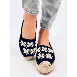 Elif Espadrilles noires à coquillages le noir 1