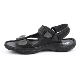 Mateos Sandales en cuir pour hommes pour le conducteur 362MA noir le noir 1
