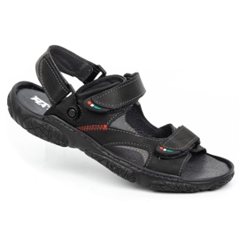Mateos Sandales en cuir pour hommes pour le conducteur 362MA noir le noir 8