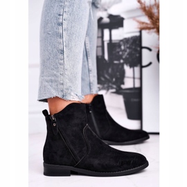 Evento Bottes Cowboy Femme Talon Plat Noir Plemmi 3