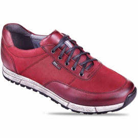 Kampol Chaussures cuir casual homme 31/34 bordeaux rouge 6 Kampol Chaussures cuir casual homme 31/34 bordeaux rouge 6