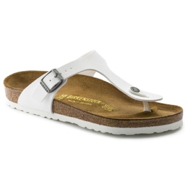 Birkenstock tongs Gizeh Bs 0745531 blanc 1