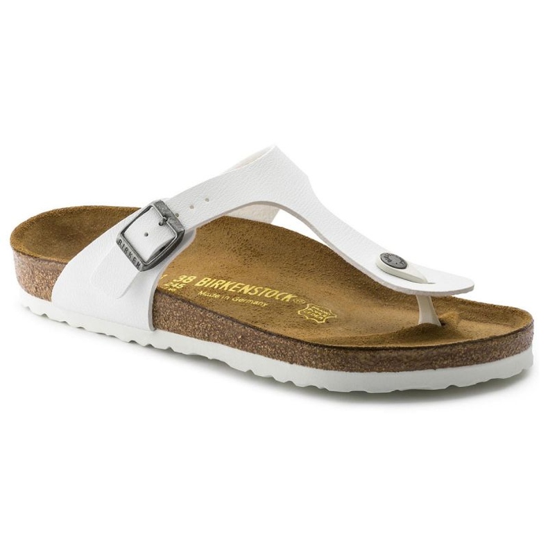 Birkenstock tongs Gizeh Bs 0745531 blanc 1