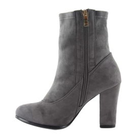 Bottes classiques talons hauts fa141 Gris 5