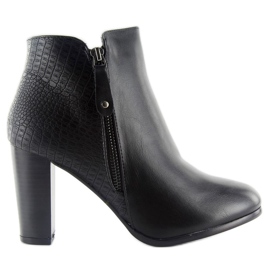 Bottes à talons f815 noir le noir 1