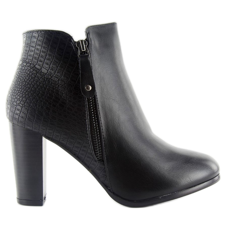 Bottes à talons f815 noir 1