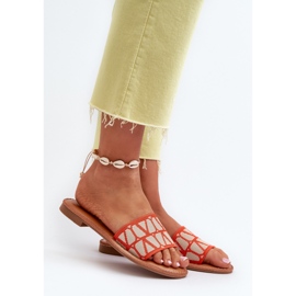 Tongs Plates Femme Orange Traivea 2 Tongs Plates Femme Orange Traivea 2