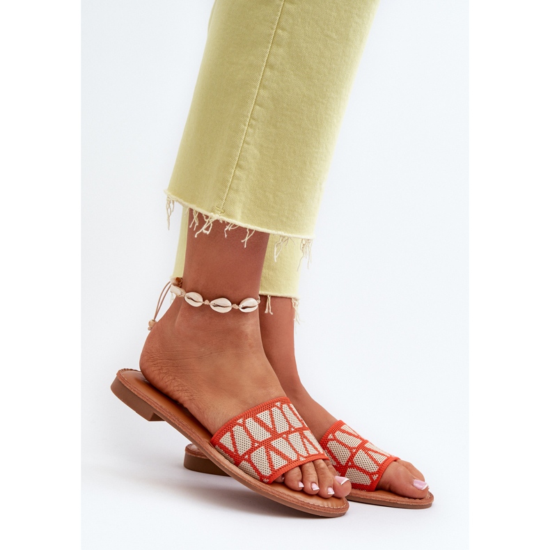 Tongs Plates Femme Orange Traivea 2 Tongs Plates Femme Orange Traivea 2