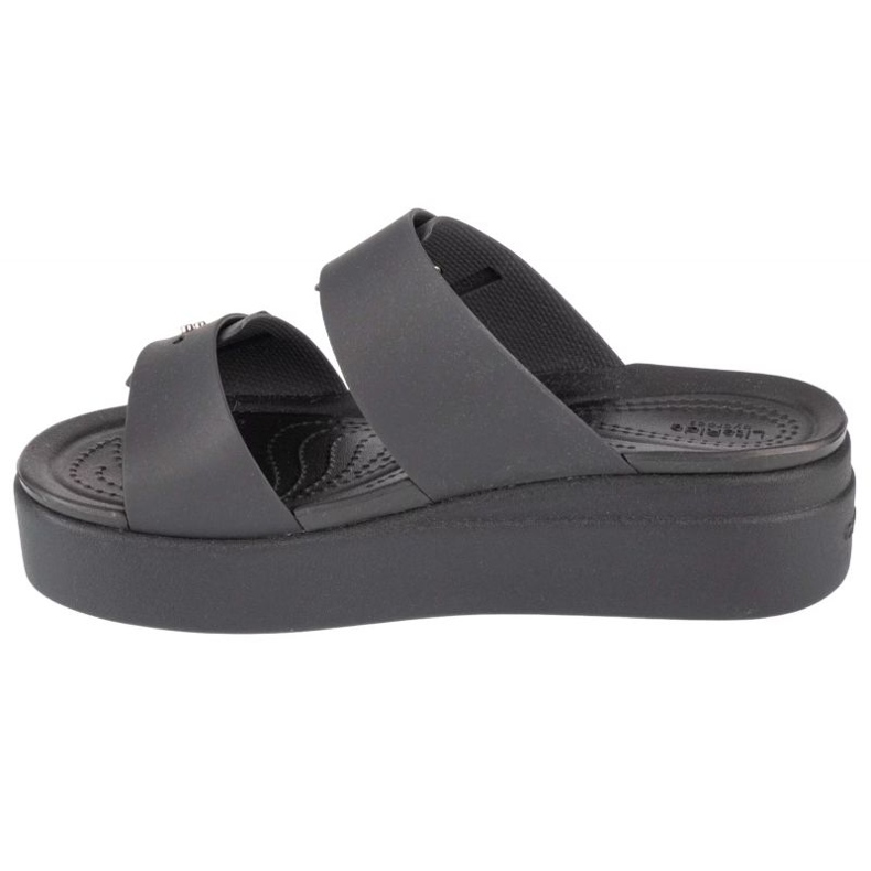 Crocs Brooklyn Low Wedge Sandal 207431-001 tongs le noir 1