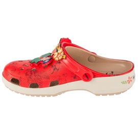 Crocs Sabots classiques Frida Kahlo Classic Clog 209450-2Y2 rouge 1 Crocs Sabots classiques Frida Kahlo Classic Clog 209450-2Y2 rouge 1