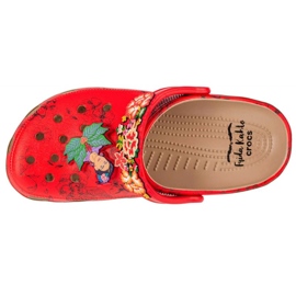 Crocs Sabots classiques Frida Kahlo Classic Clog 209450-2Y2 rouge 2