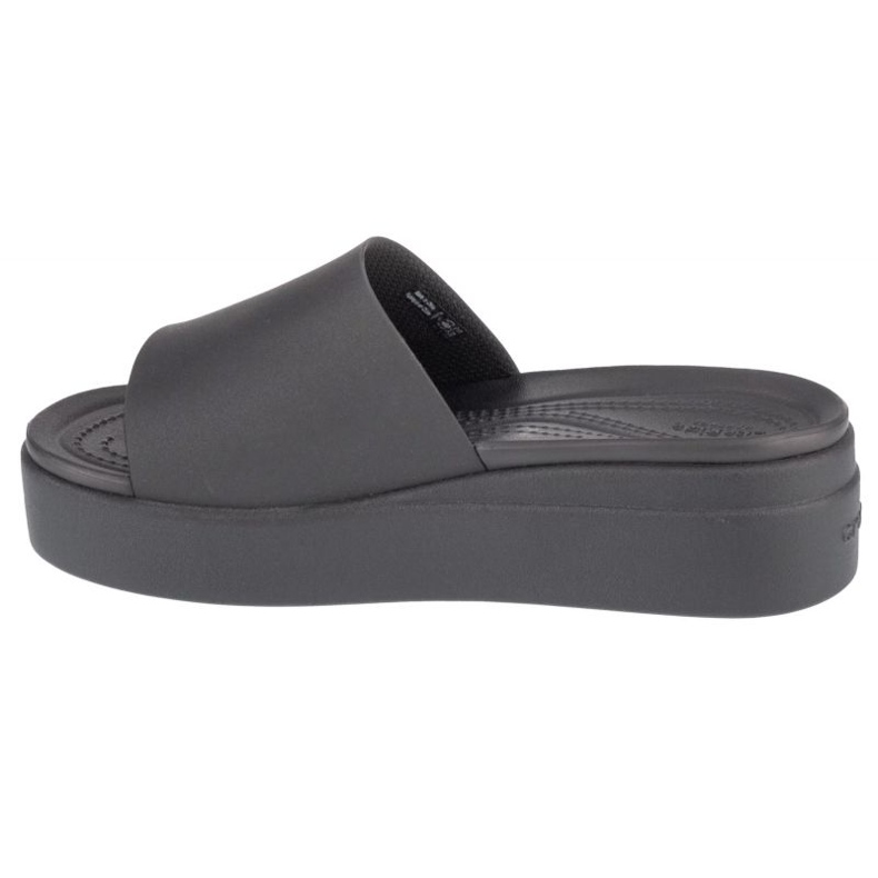 Tongs Crocs Brooklyn Platform Slide 208728-001 noir 1