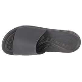Tongs Crocs Brooklyn Platform Slide 208728-001 le noir 2