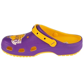 Tongs Crocs Classic Nba La Lakers Clog 208650-75Y violet 1 Tongs Crocs Classic Nba La Lakers Clog 208650-75Y violet 1