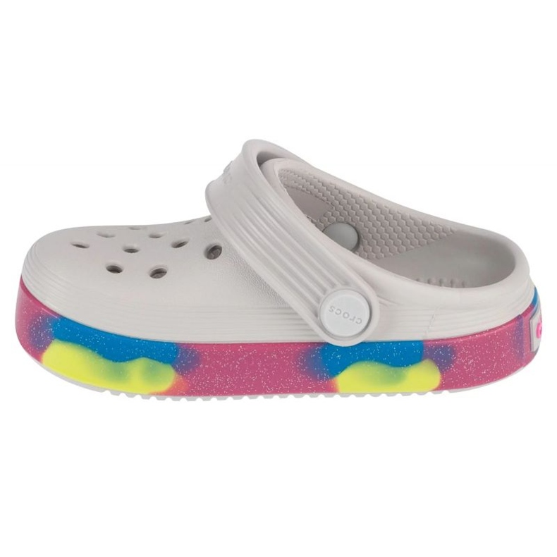 Crocs Off Court Glitter Band Clog T 209717-1FS tongs blanc 1