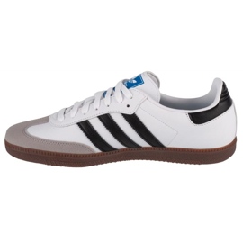 Chaussures Adidas Originals Samba Vegan H01877 blanche 1