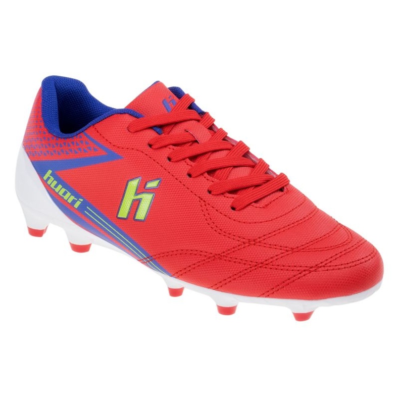 Huari Octubri Teen Jr 92800402376 chaussures de football rouge 2