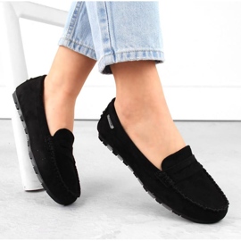 Mocassins en daim Potocki W WOL240A, noir le noir 1