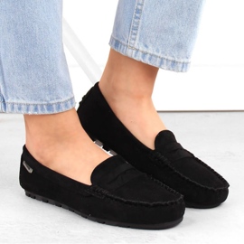 Mocassins en daim Potocki W WOL240A, noir le noir 3