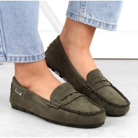 Filippo Mocassins Potocki W WOL240C en daim kaki vert 3