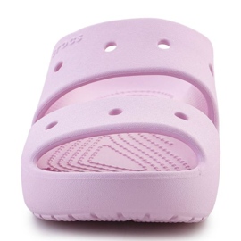 Tongs Crocs Classic Sandal V2 209403-6GD rose 1 Tongs Crocs Classic Sandal V2 209403-6GD rose 1